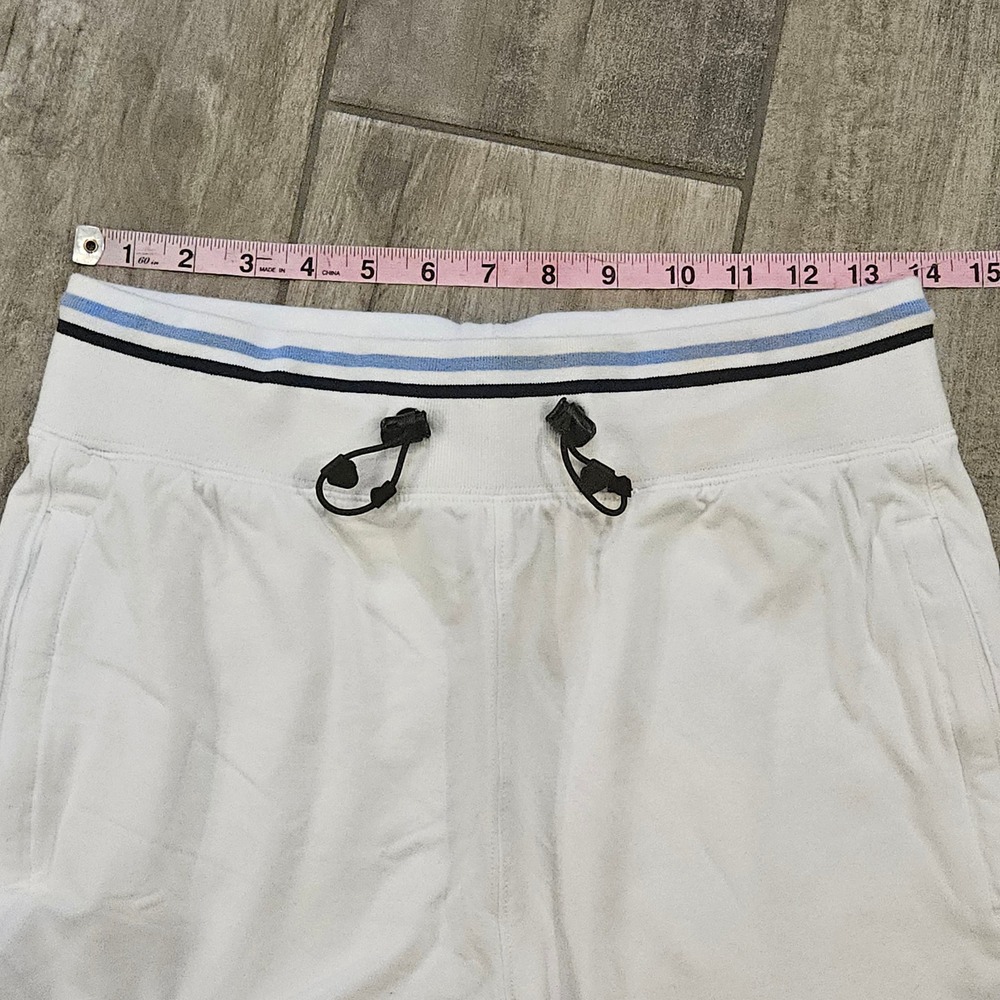 Psycho Bunny Dovedale sweat shorts Mens Size XS White Logo‎ Embroidered Casual - Picture 6 of 9